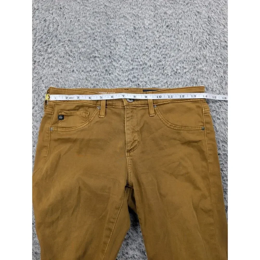 AG Adriano Goldschmied Jeans Women 25 Brown Legging Ankle Super Skinny Stretch - Picture 6 of 10